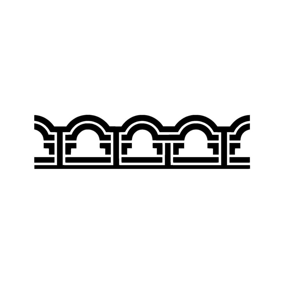 Geometric Archway, Minimalist, Modern Emblem vector
