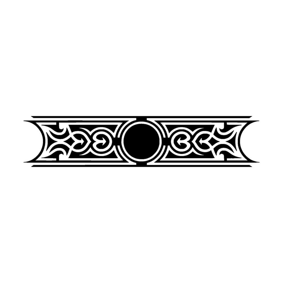 Intricate Celtic Border, Vintage Element vector