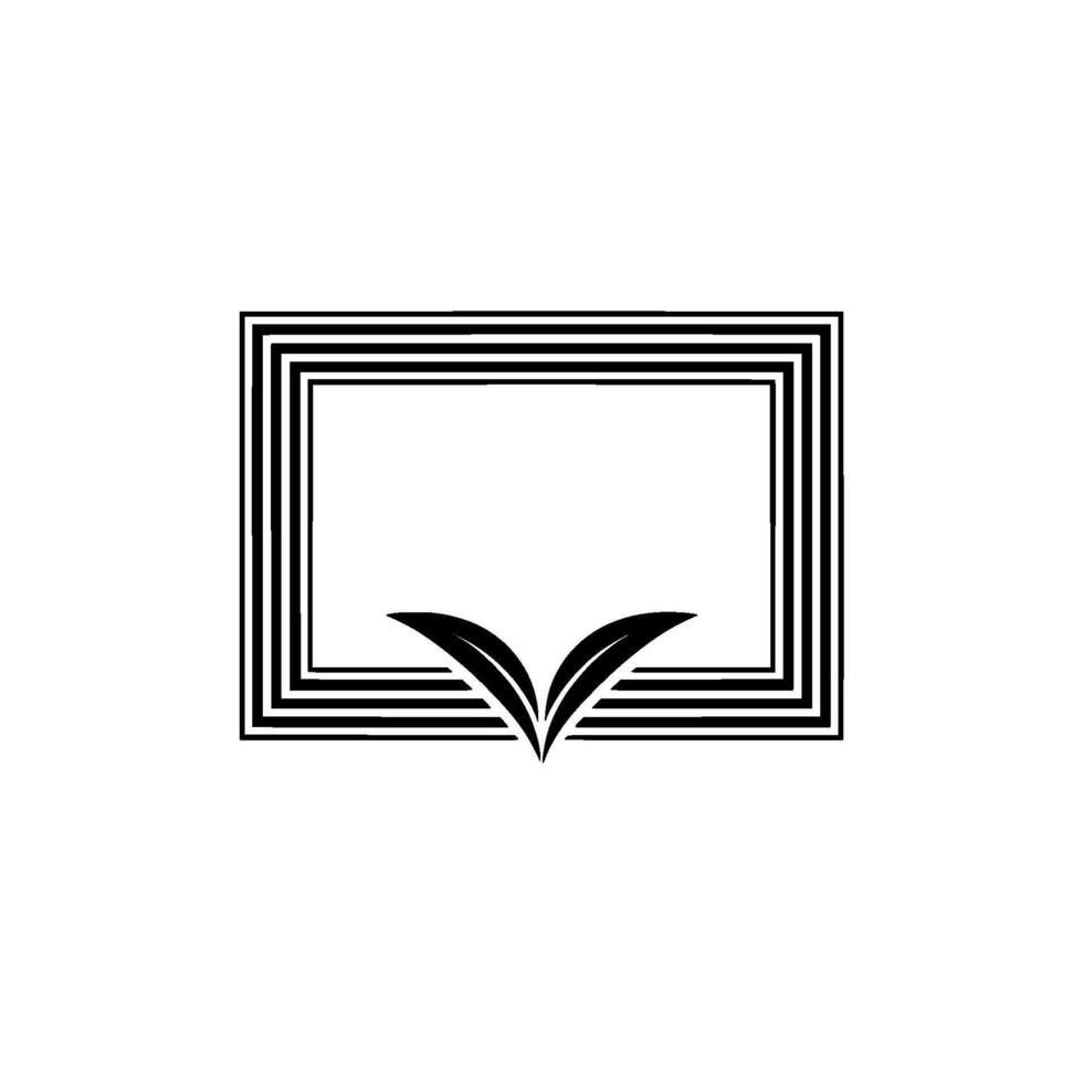 Geometric Frame, Minimalist Emblem, Elegant Element vector