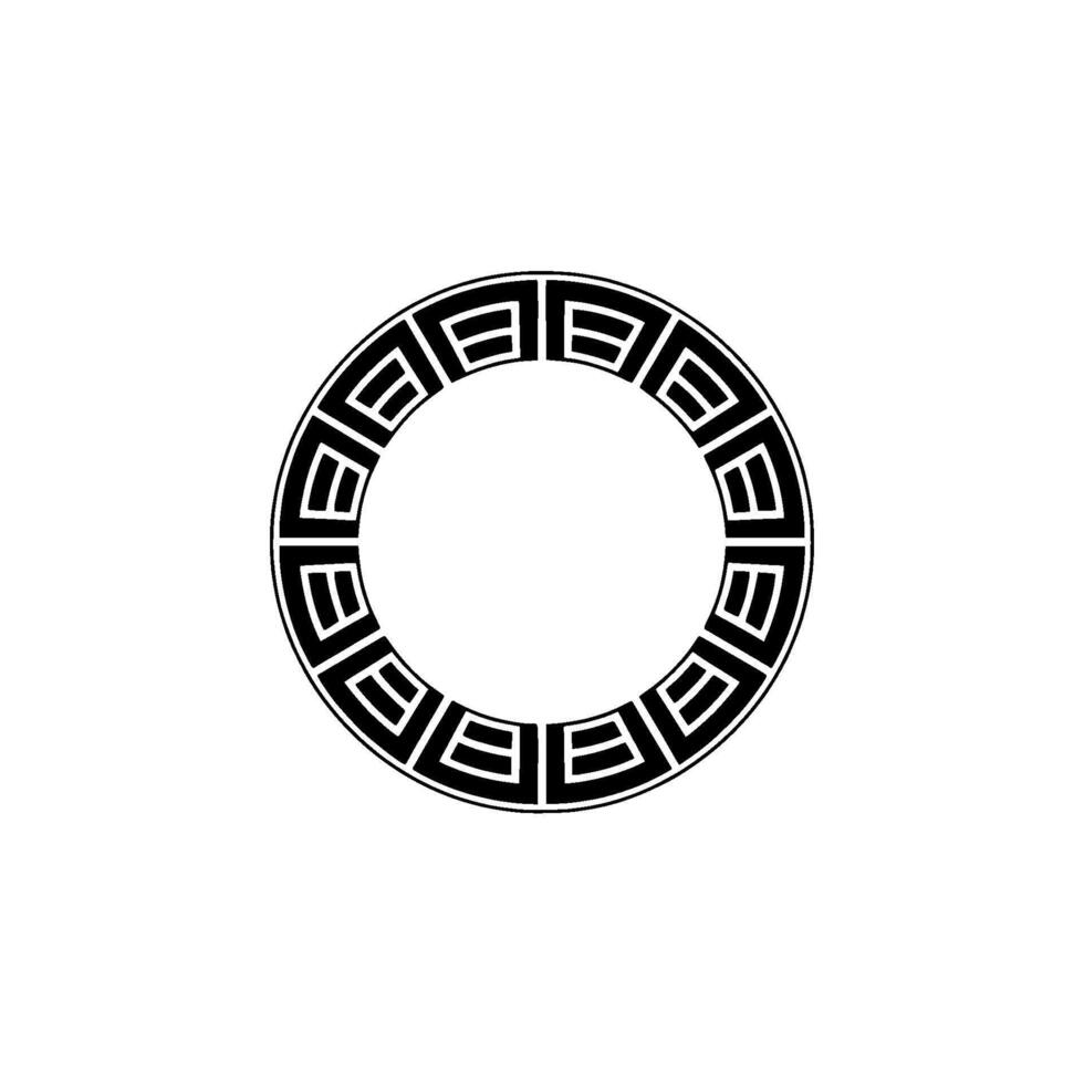 Geometric Circle Pattern, Minimalist, Circular Motif - Minimalism vector