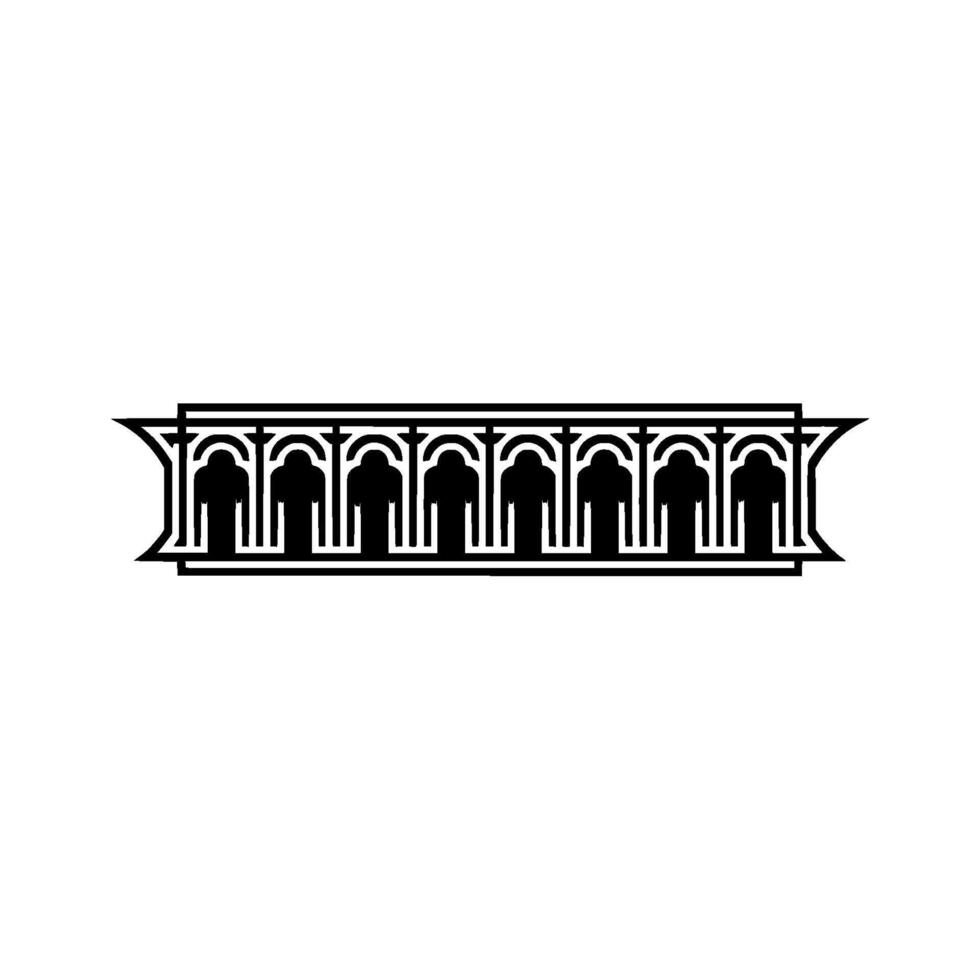 Geometric Archway, Minimalist, Architectural Motif, Arch vector