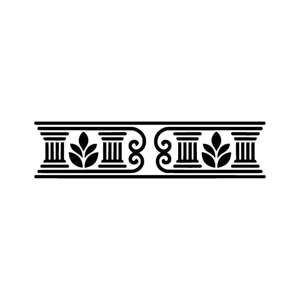 Classical Border Ornament, Elegant, Decorative Element vector