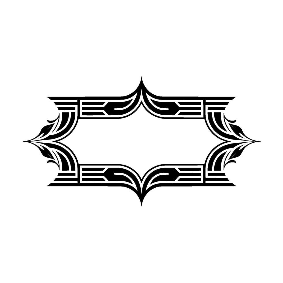 Art Deco Ornament, Elegant Frame, Vintage, Artdeco vector