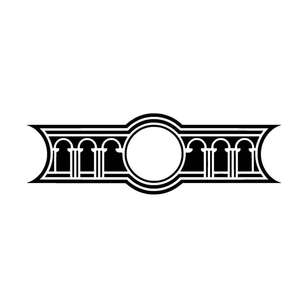 Art Deco Ornament, Geometric, Vintage Style vector