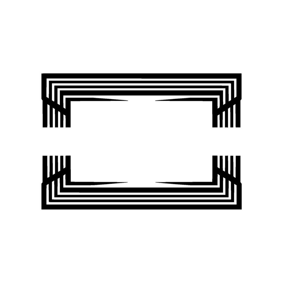 Geometric Frame, Modern Minimalism, Abstract vector