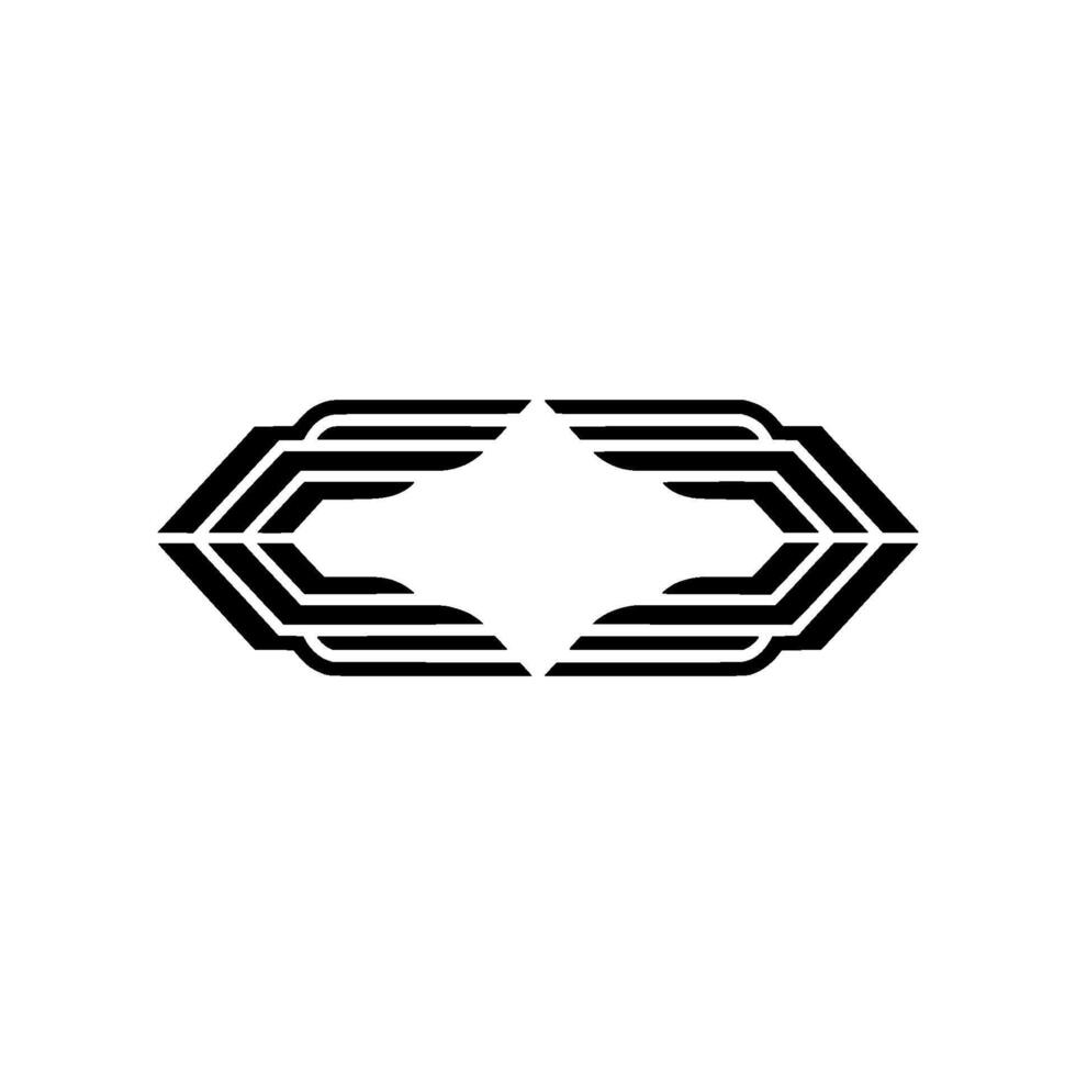 Geometric Arrowhead, Modern Abstract, Minimalist vector