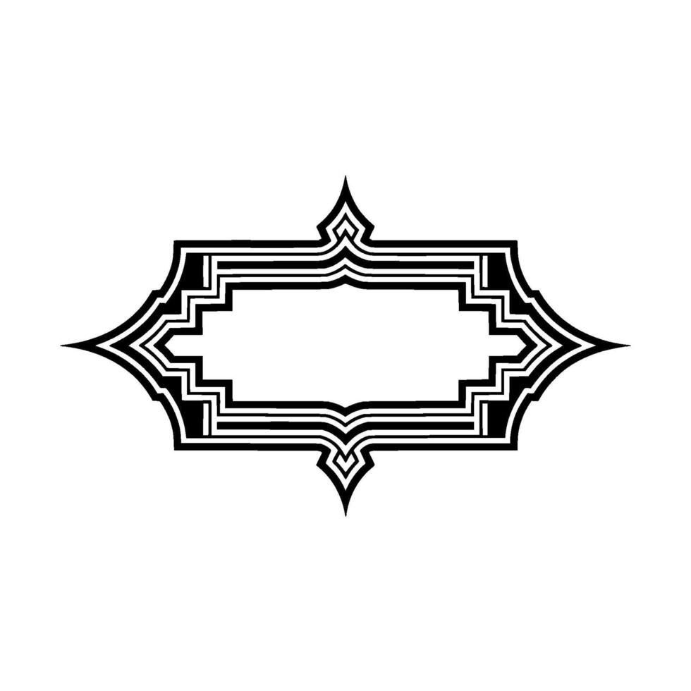 Art Deco Frame, Geometric Elegance, Vintage, Luxury vector