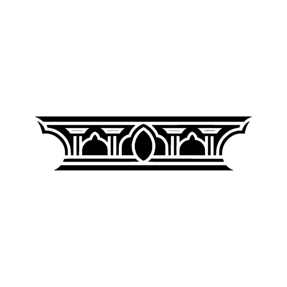 Art Deco Ornament, Geometric Border, Vintage - Stylized vector