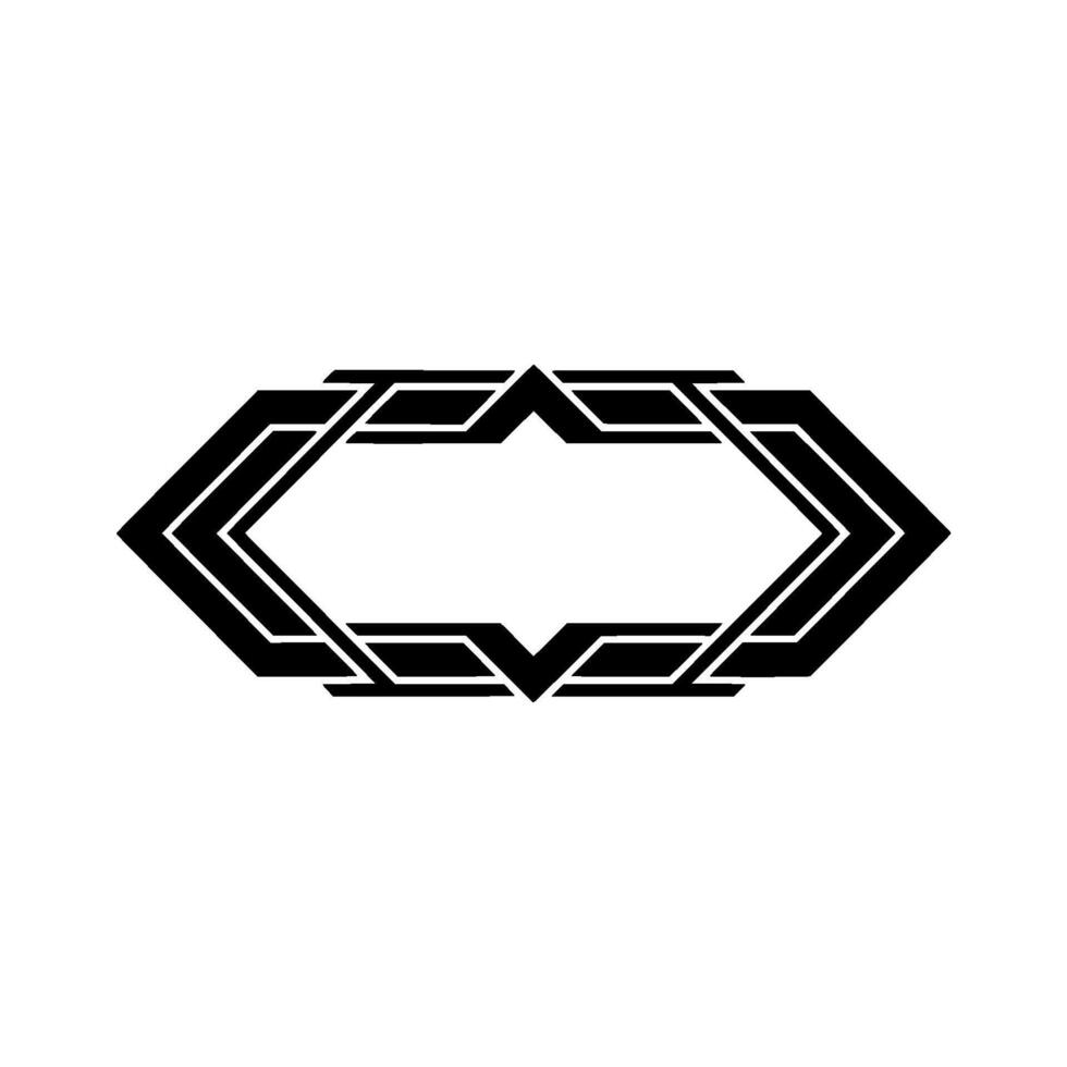 Geometric Deco Frame, Minimalist, Modern Abstract vector