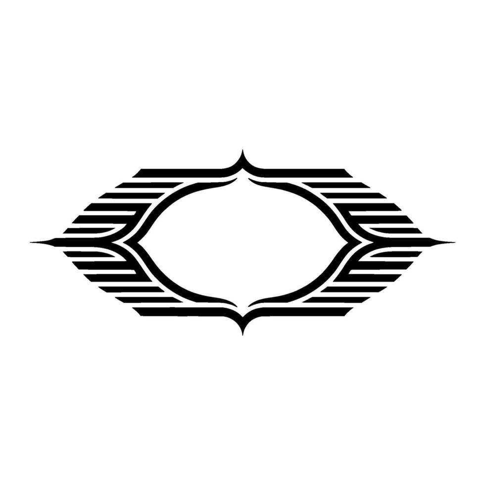 Geometric Eye Emblem, Minimalist, Abstract Symbol vector