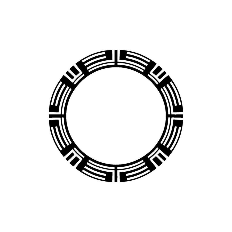 Geometric Circle Pattern, Minimalist, Circular Motif - Abstract vector
