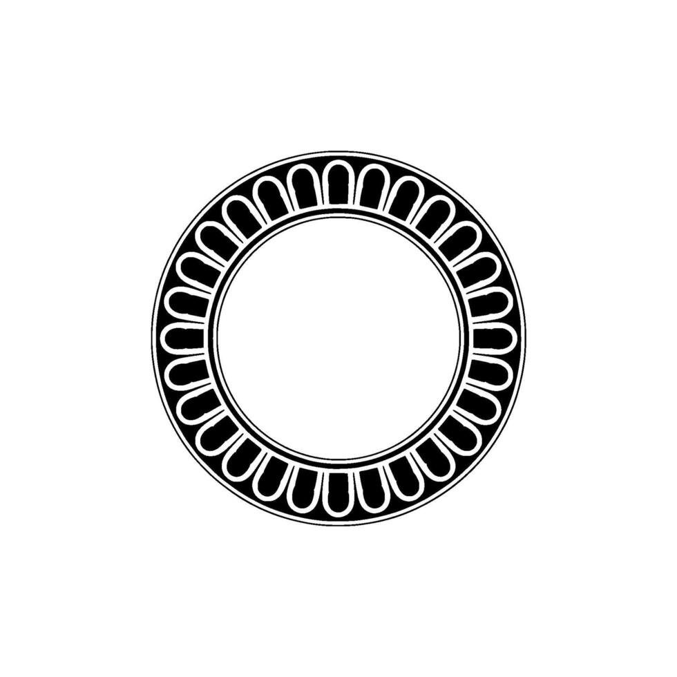 Minimalist Circular Ornament, Geometric, Circle vector