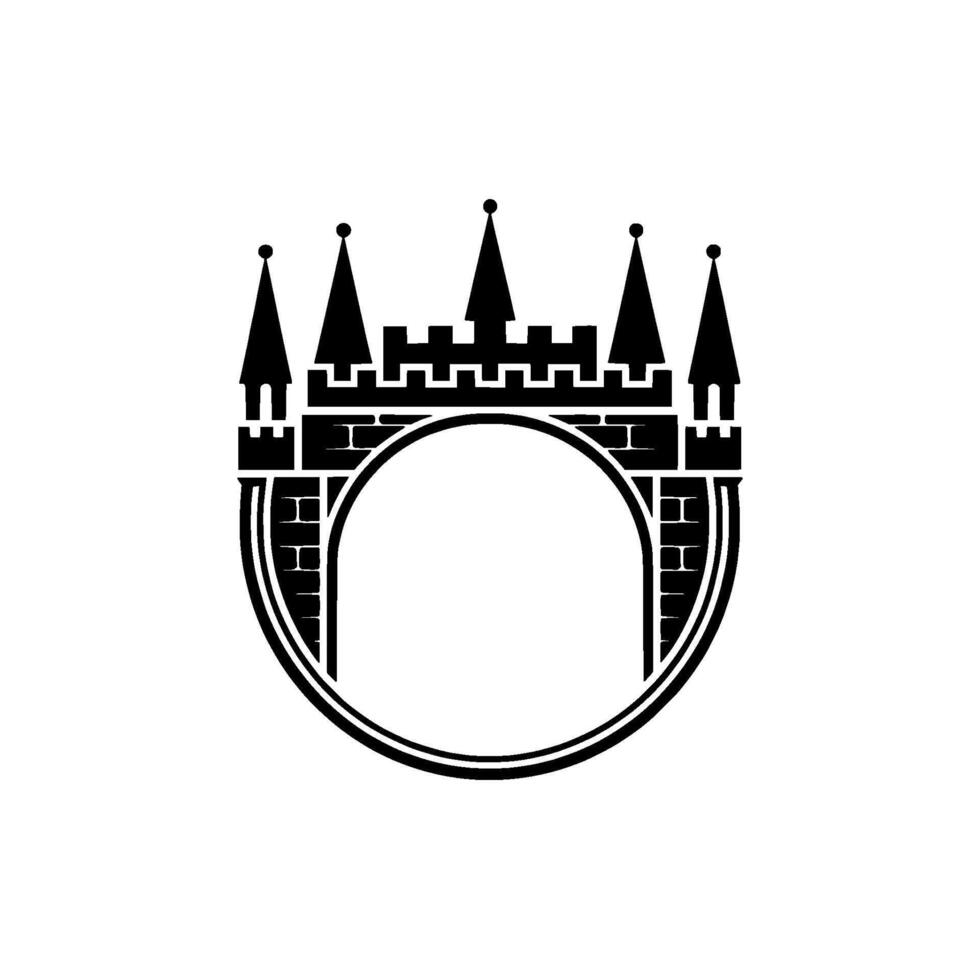 Regal Bridge Emblem, Minimalist vector