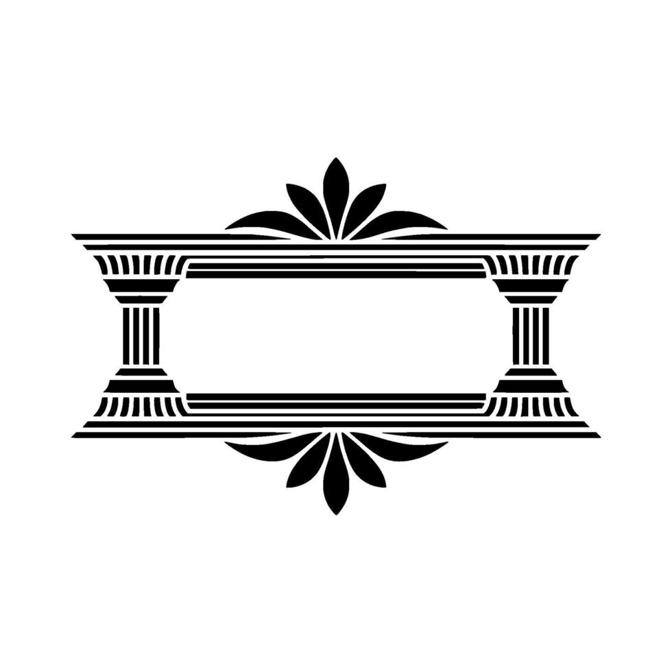 Elegant Classical Frame, Decorative Border, Vintage vector