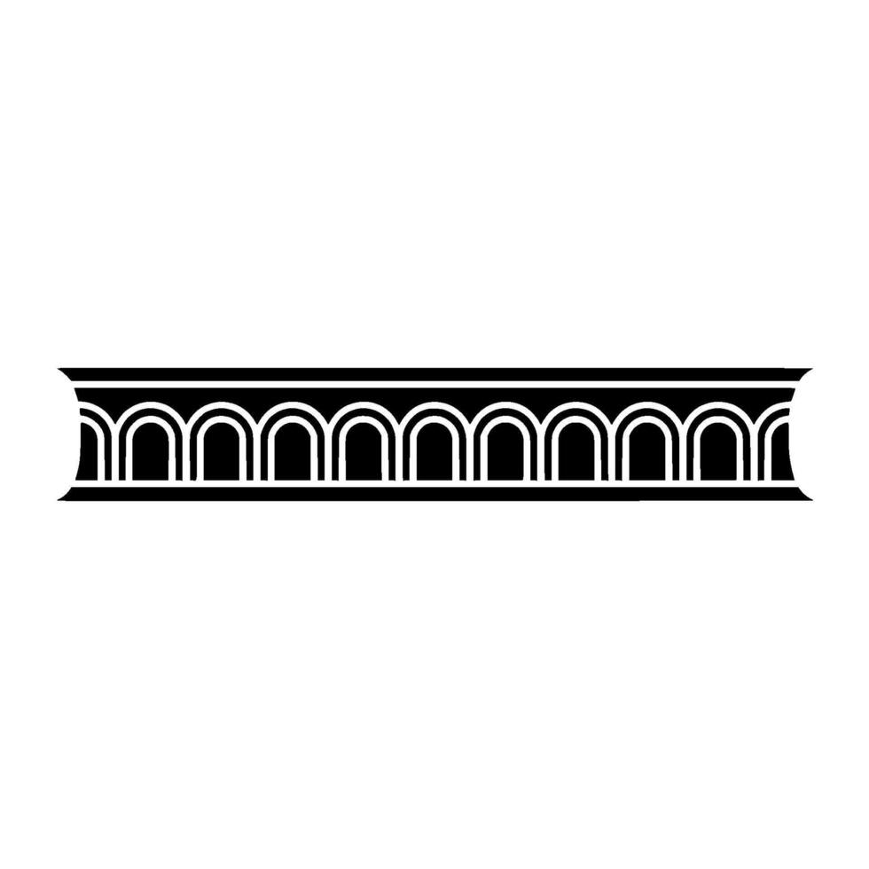 Geometric Arch Border, Minimalist, Elegant Accent, Linear vector