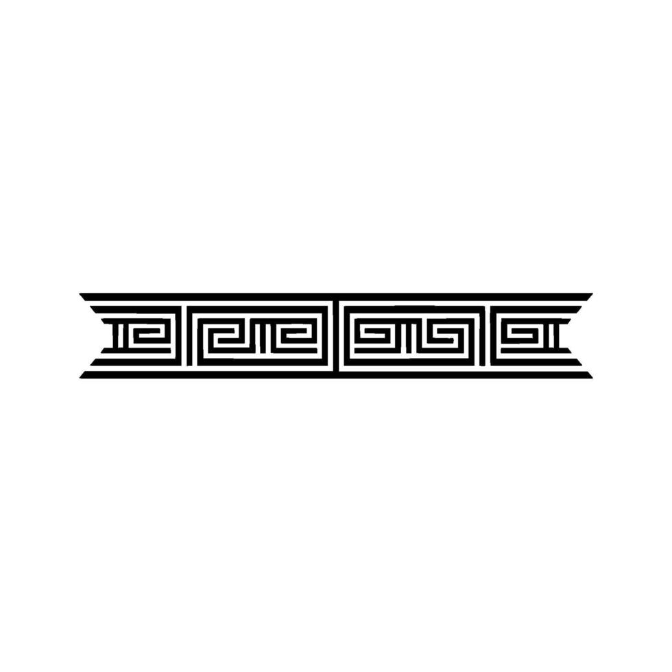 Geometric Border, Intricate Pattern, Minimalist vector