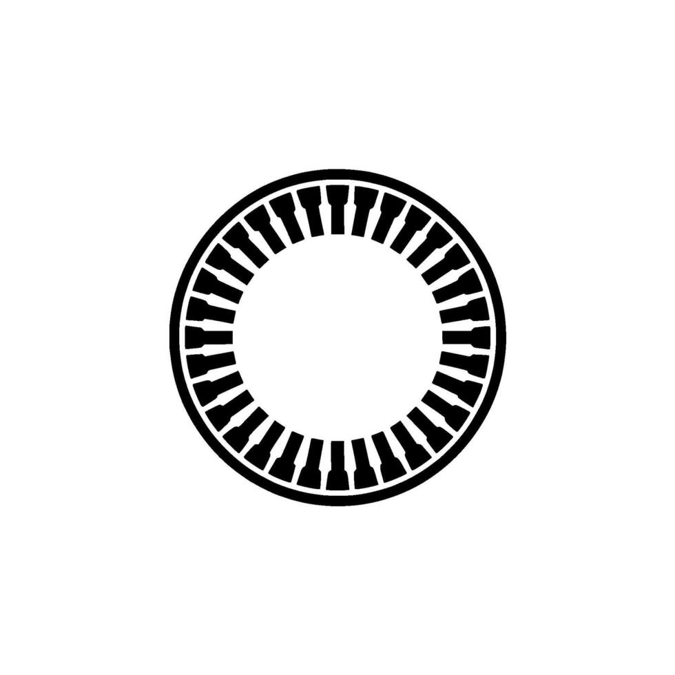 Circular Gradient Minimalist Progress Indicator vector
