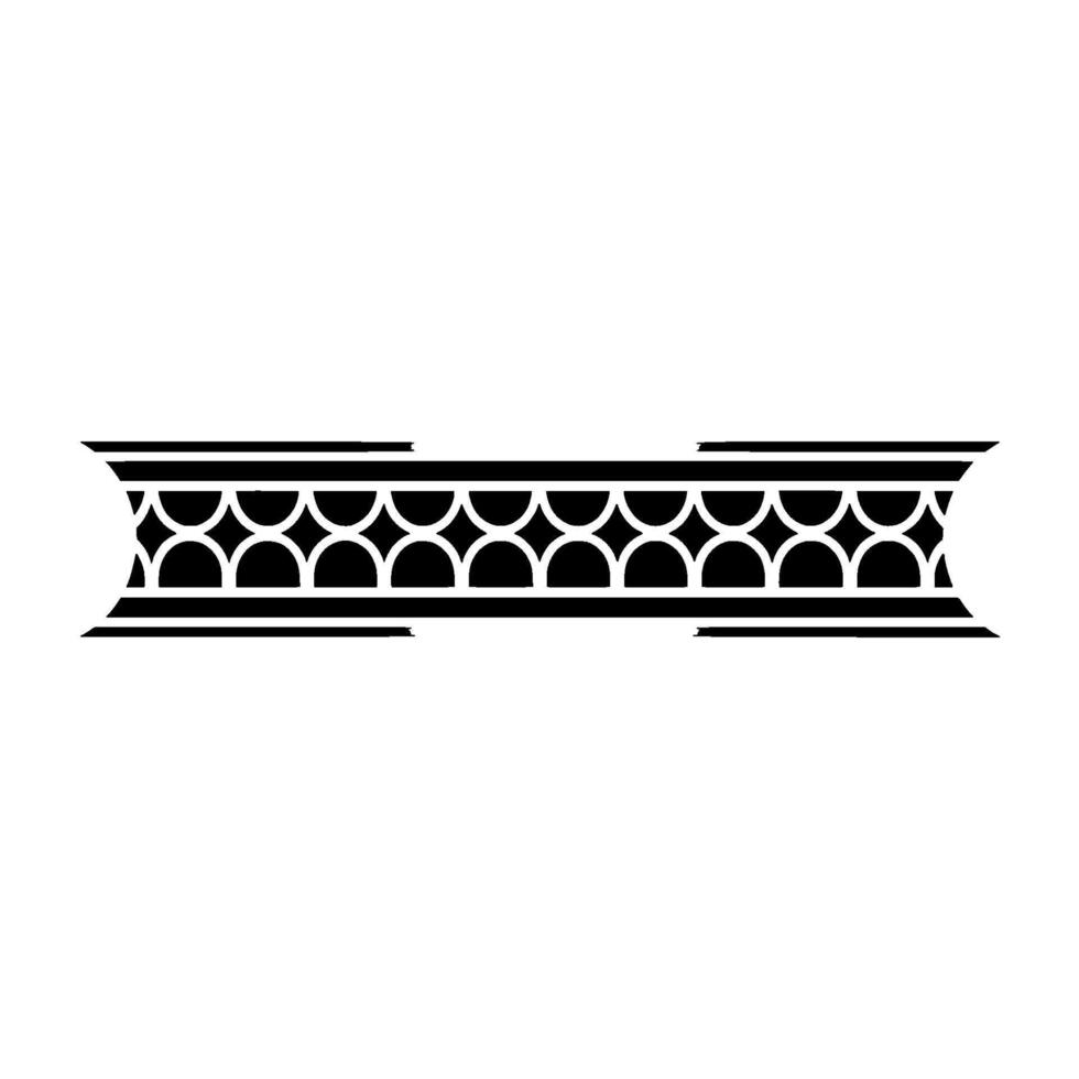 Geometric Arch Border, Minimalist, Subtle Texture vector