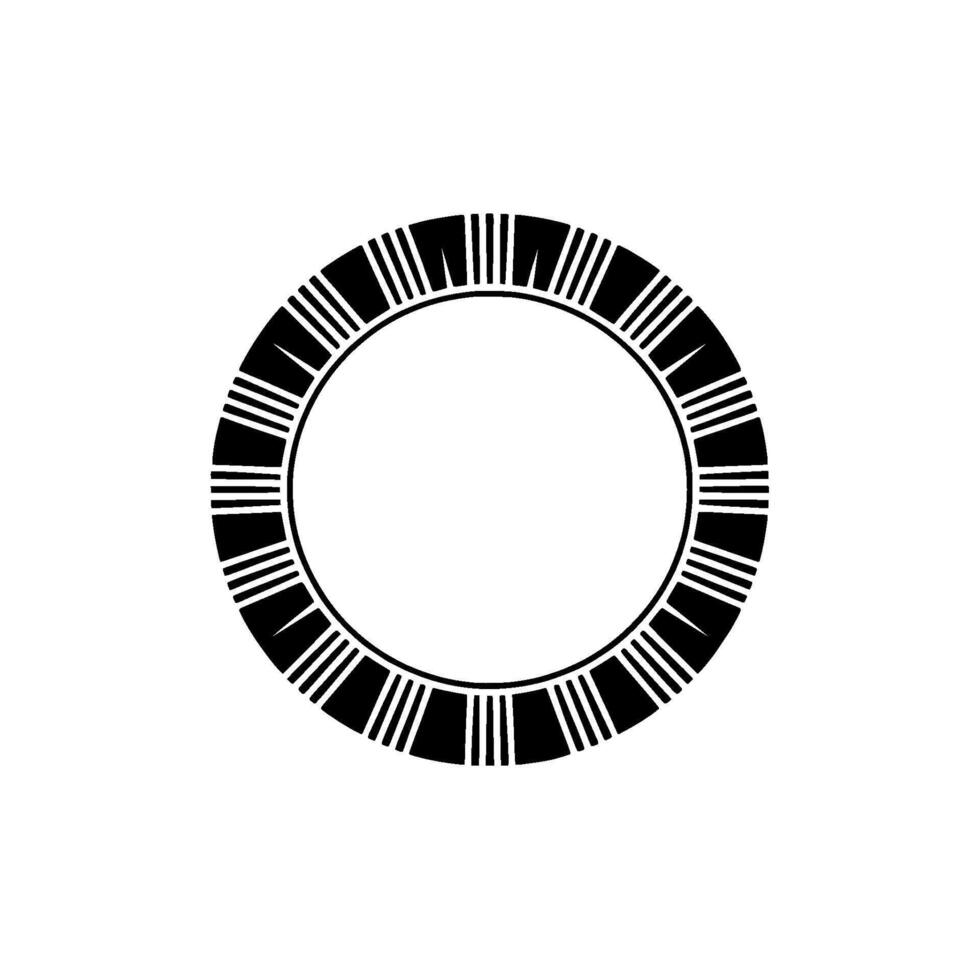 Minimalist Circular Gradient - Modern Element vector
