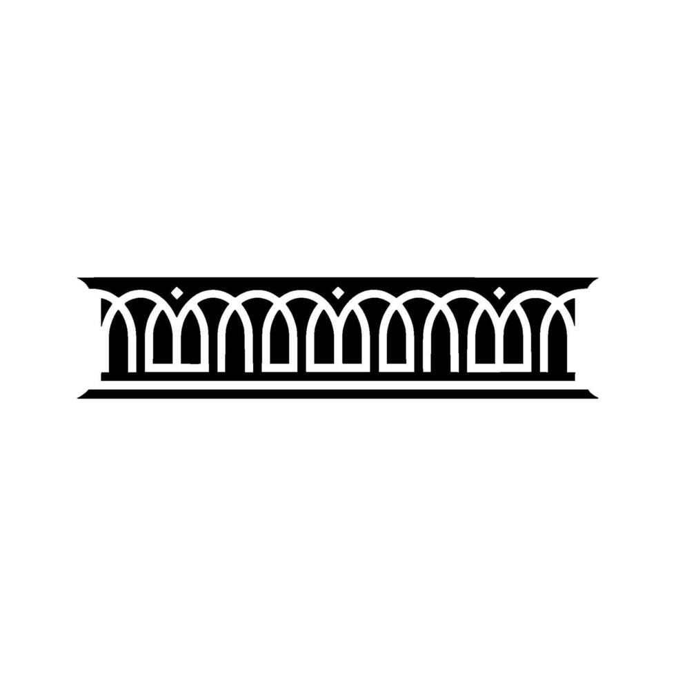 Geometric Ornament Border, Minimalist, Linear vector