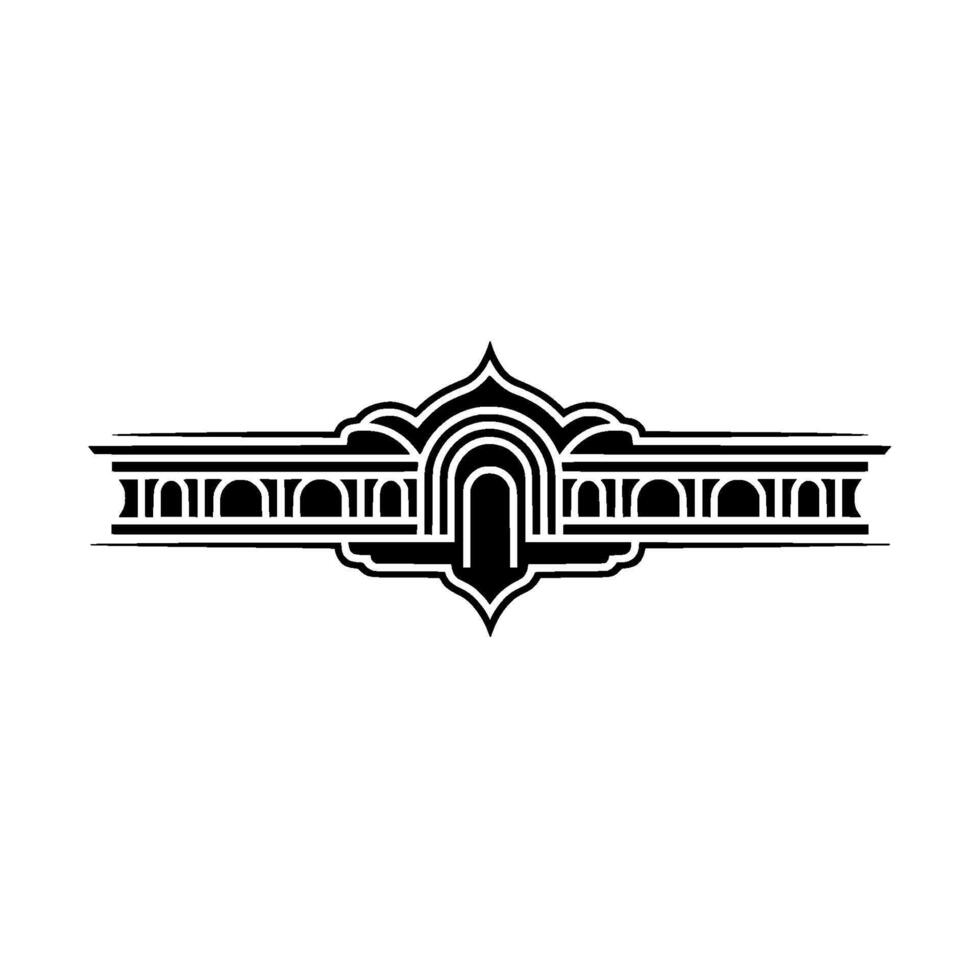 Art Deco Architectural Ornament, Geometric - Ornamentation vector