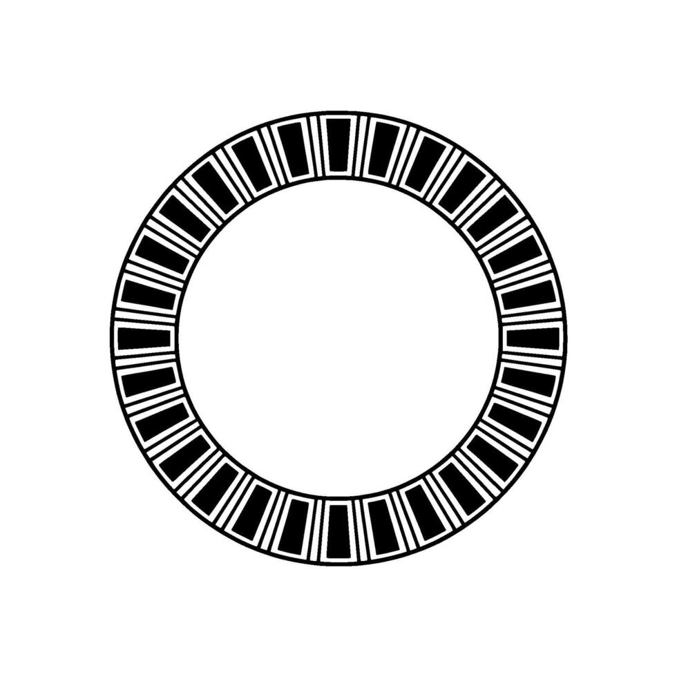 Geometric Circle Pattern, Minimalist vector