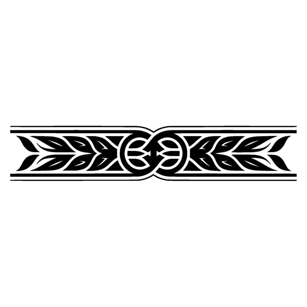 Intricate Celtic Border, Vintage Ornamentation - Ornament vector
