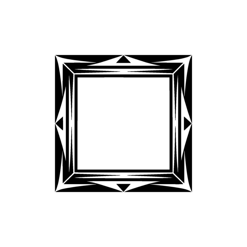 Geometric Frame, Minimalist, Abstract Composition, Modern vector
