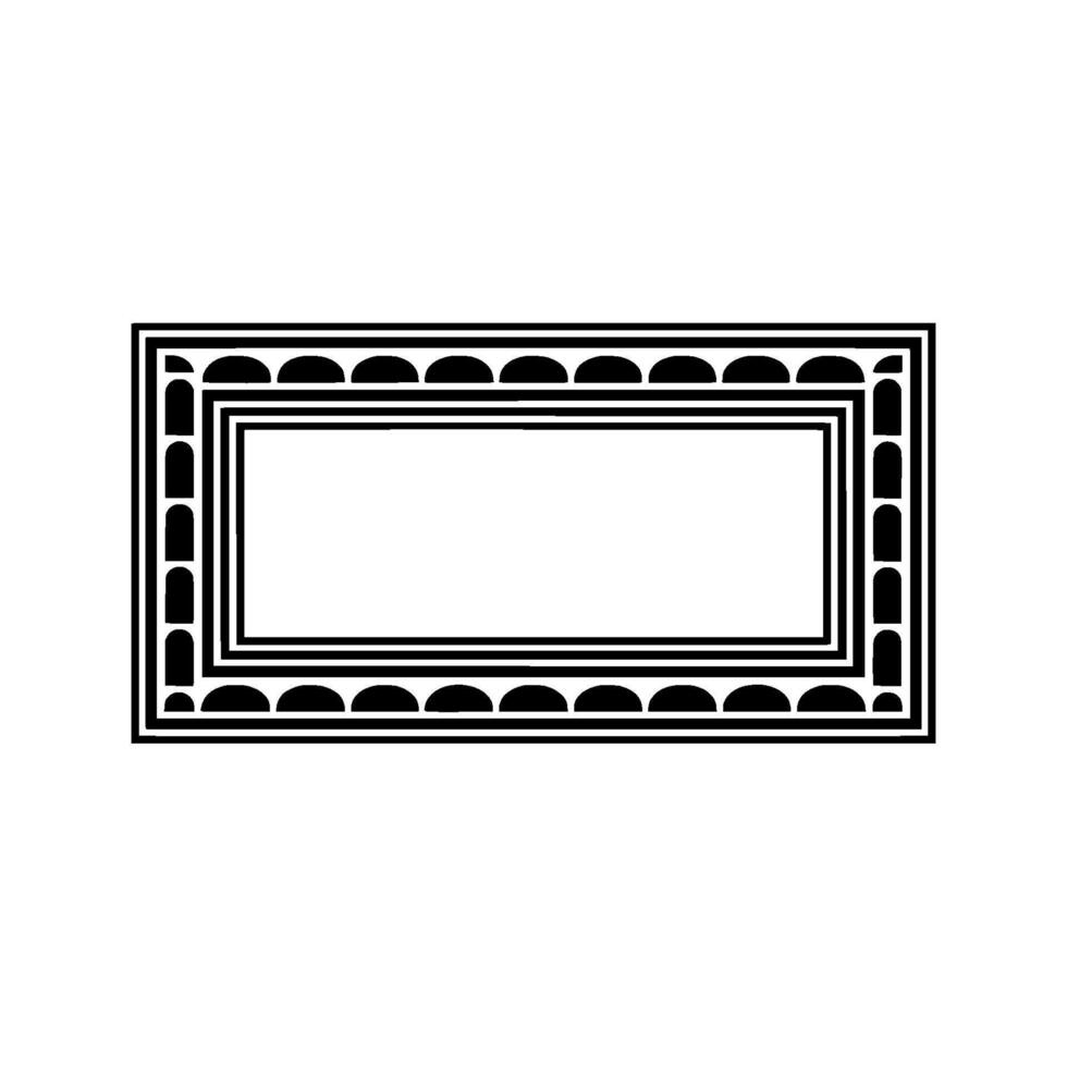 Geometric Frame, Minimalist, Modern Abstract, Minimalism vector