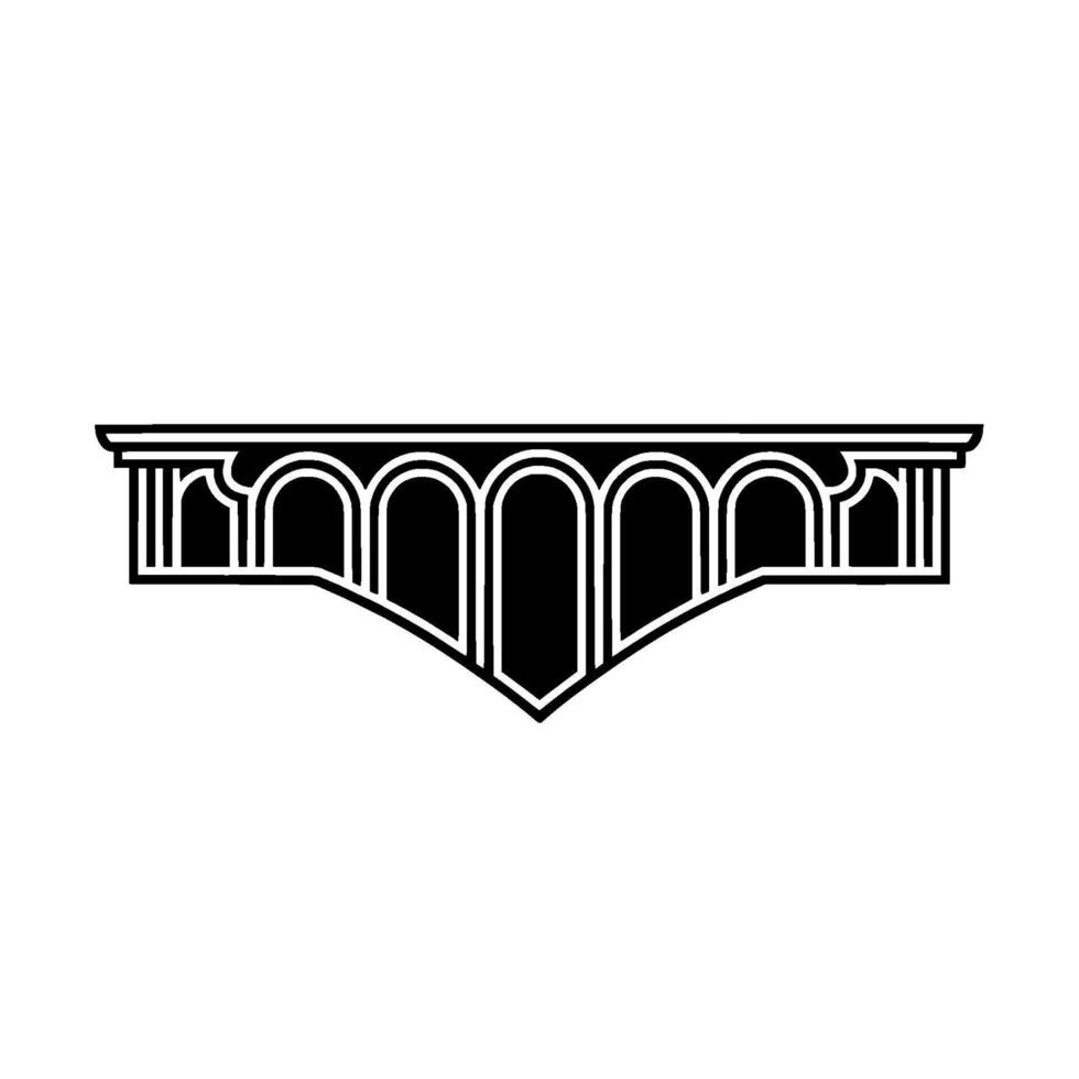 Art Deco Archway, Geometric Elegance vector