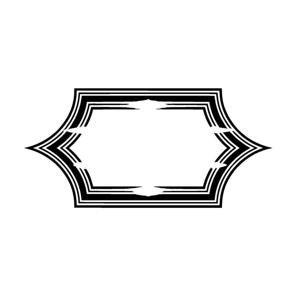 Elegant Deco Frame, Minimalist, Gradient Texture vector