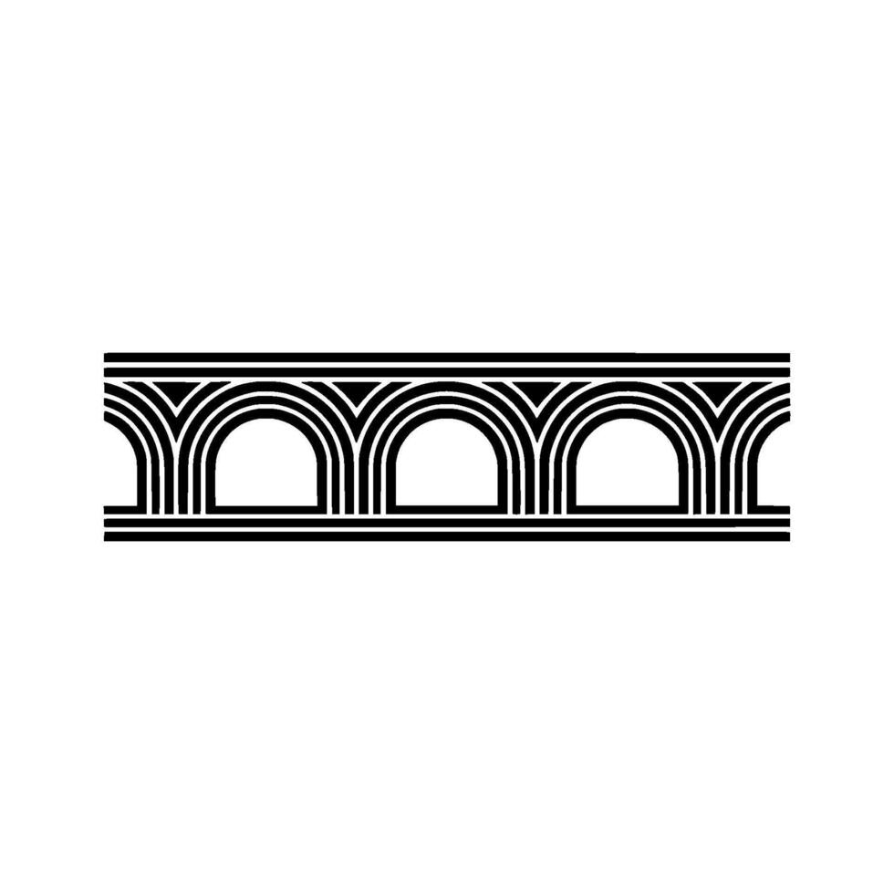 Geometric Archway, Minimalist, Linear Pattern, Arch vector