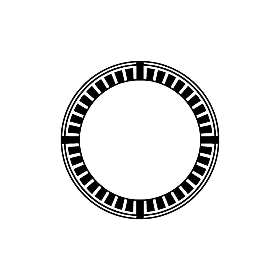 Geometric Circle Pattern, Minimalist, Modern Emblem, Minimalism vector