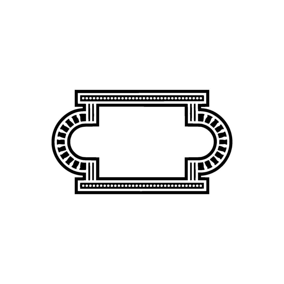 Art Deco Ornament, Geometric, Minimalist vector