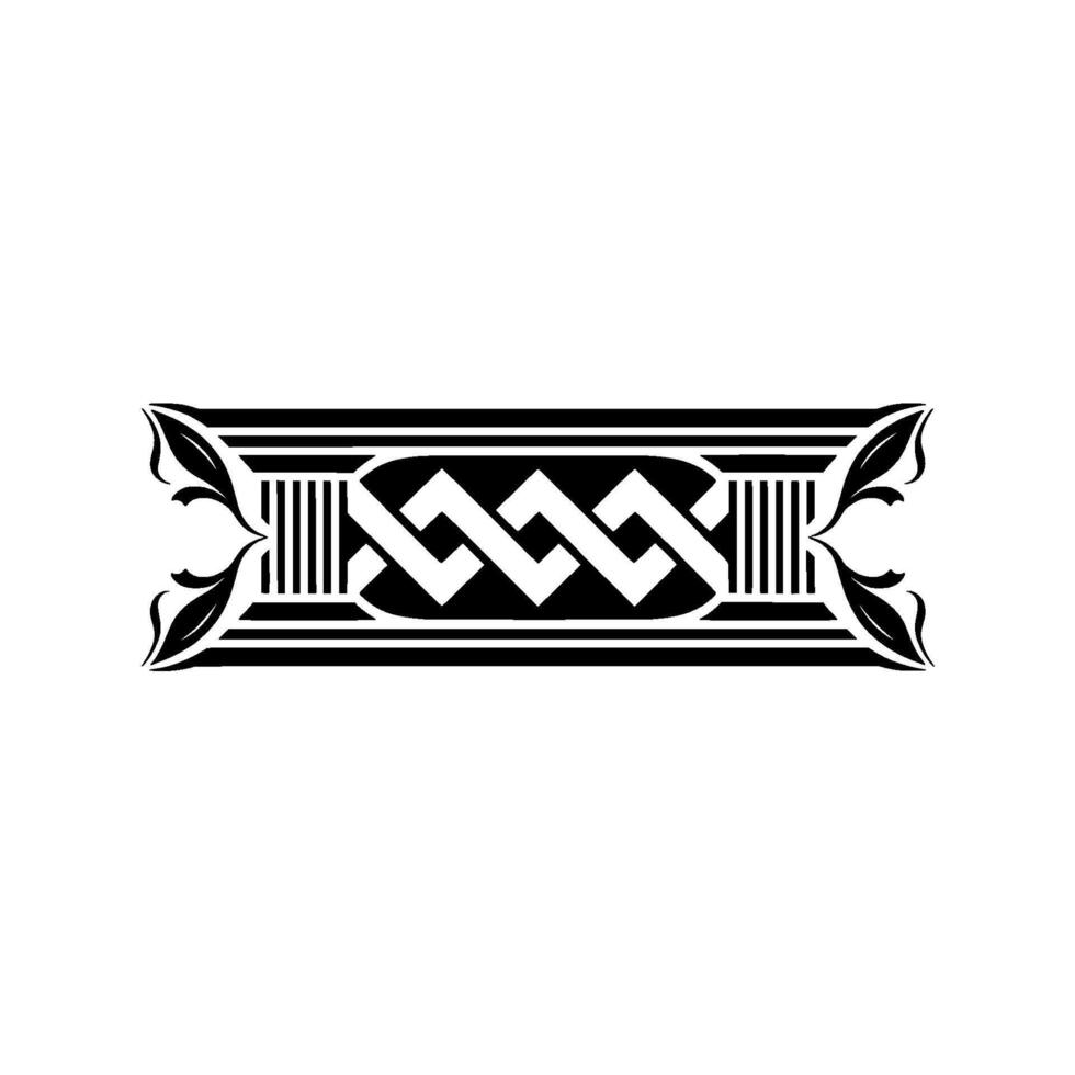 Art Deco Border, Geometric Ornament, Vintage - Pattern vector