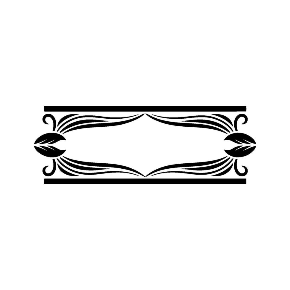 Elegant Vintage Frame, Decorative Border, Classic - Swirls vector
