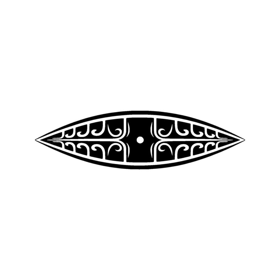 Intricate Tribal Eye Emblem, Geometric vector