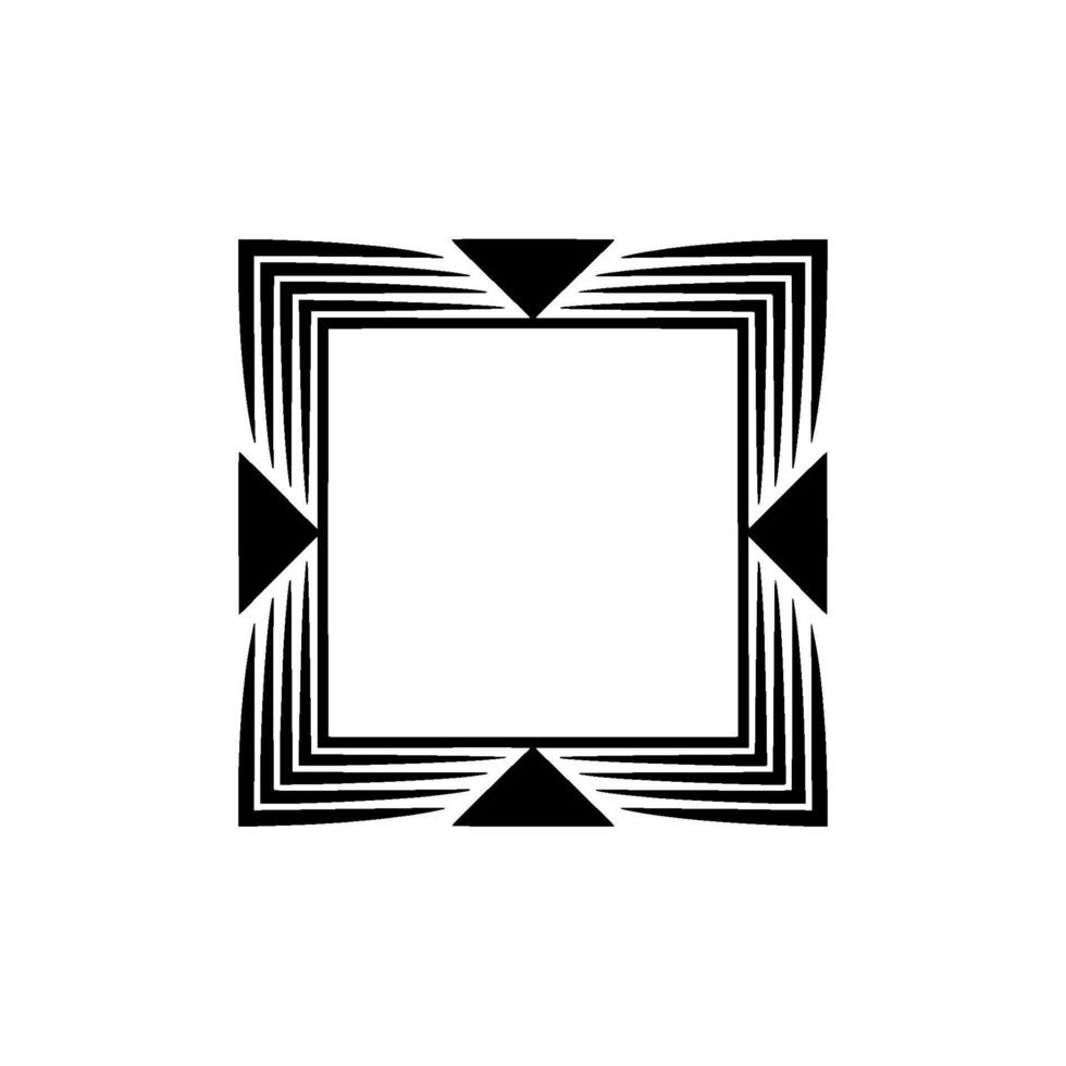 Geometric Frame, Minimalist, Abstract Pattern, Geometry vector