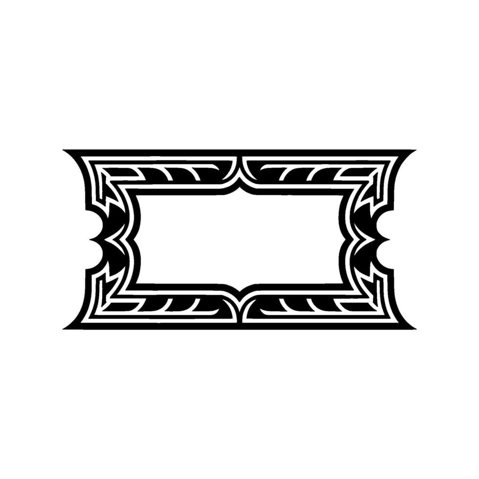 Art Deco Frame, Elegant Ornamentation, Vintage - Decorative vector