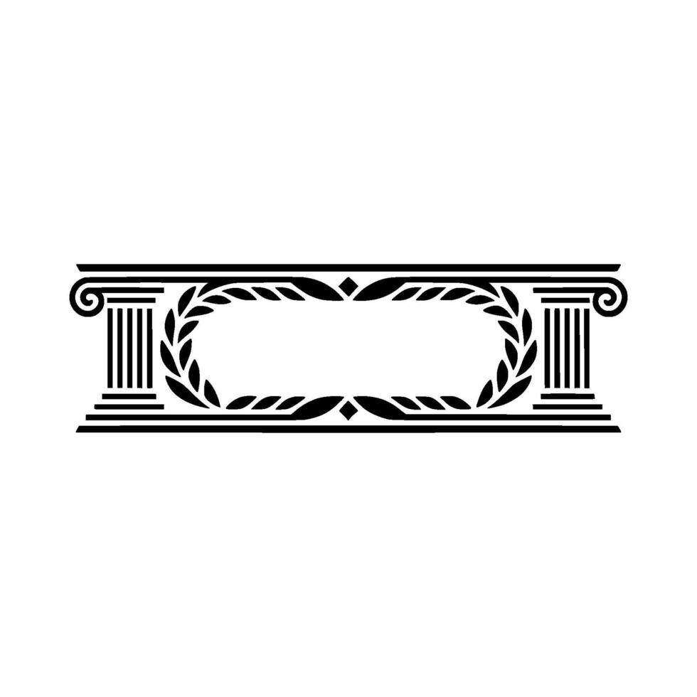 Classical Ornament, Elegant Border, Vintage, Decorative Element vector