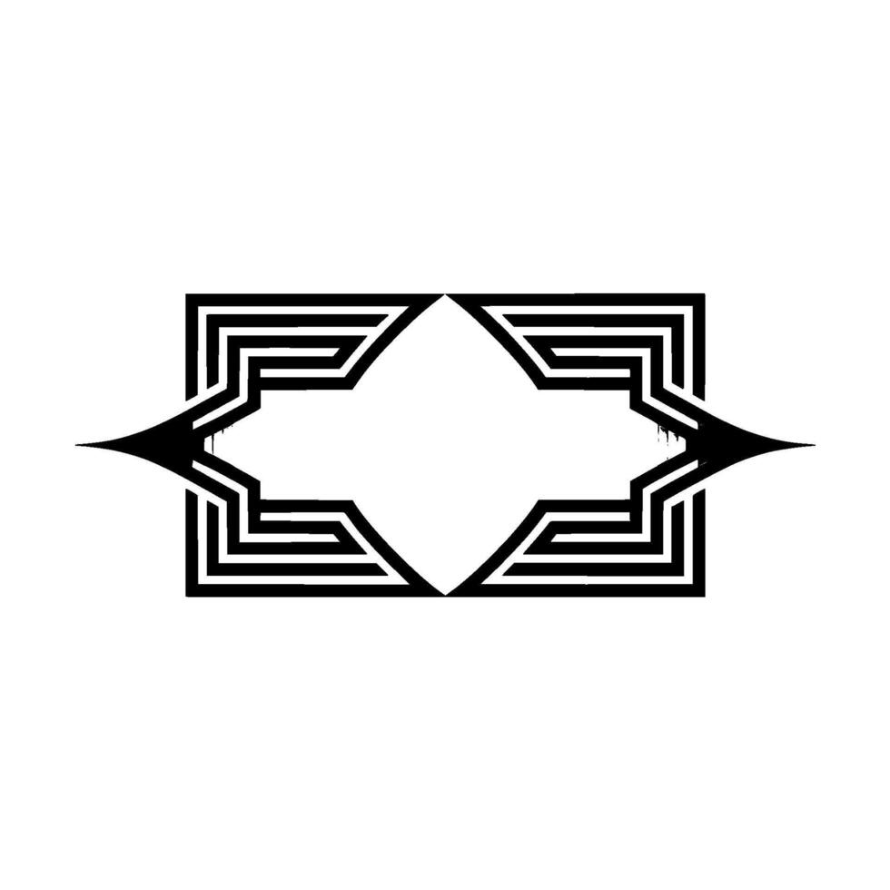 Geometric Arrowhead, Minimalist, Abstract Pattern vector