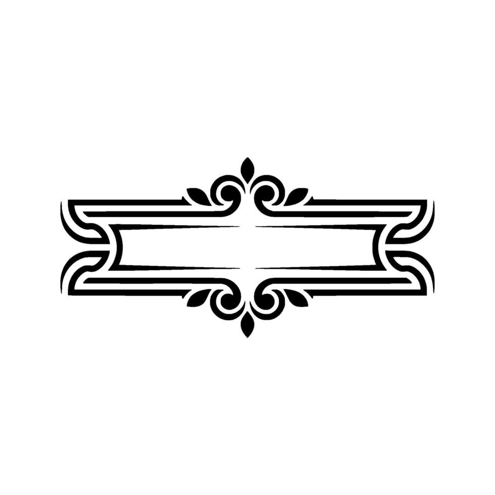 Elegant Vintage Decorative Border, Classic Element vector