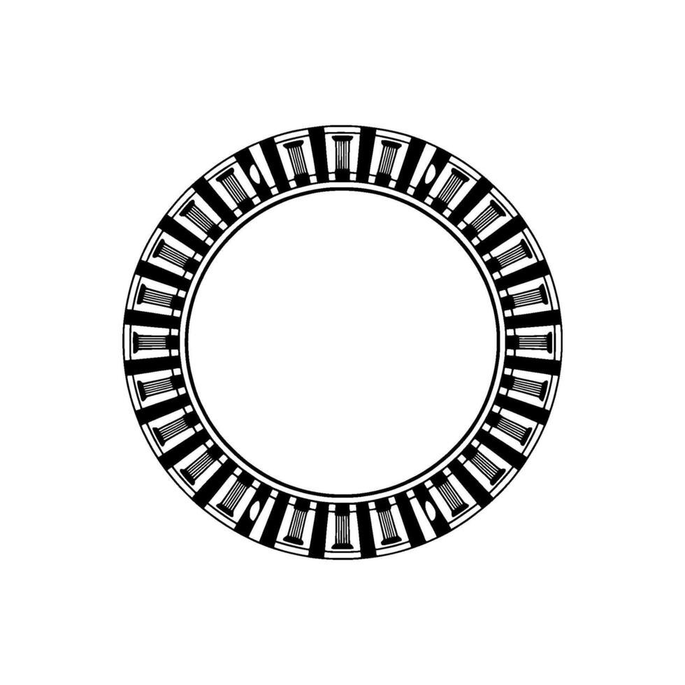 Geometric Frame, Minimalist, Circular Motif, Circle vector