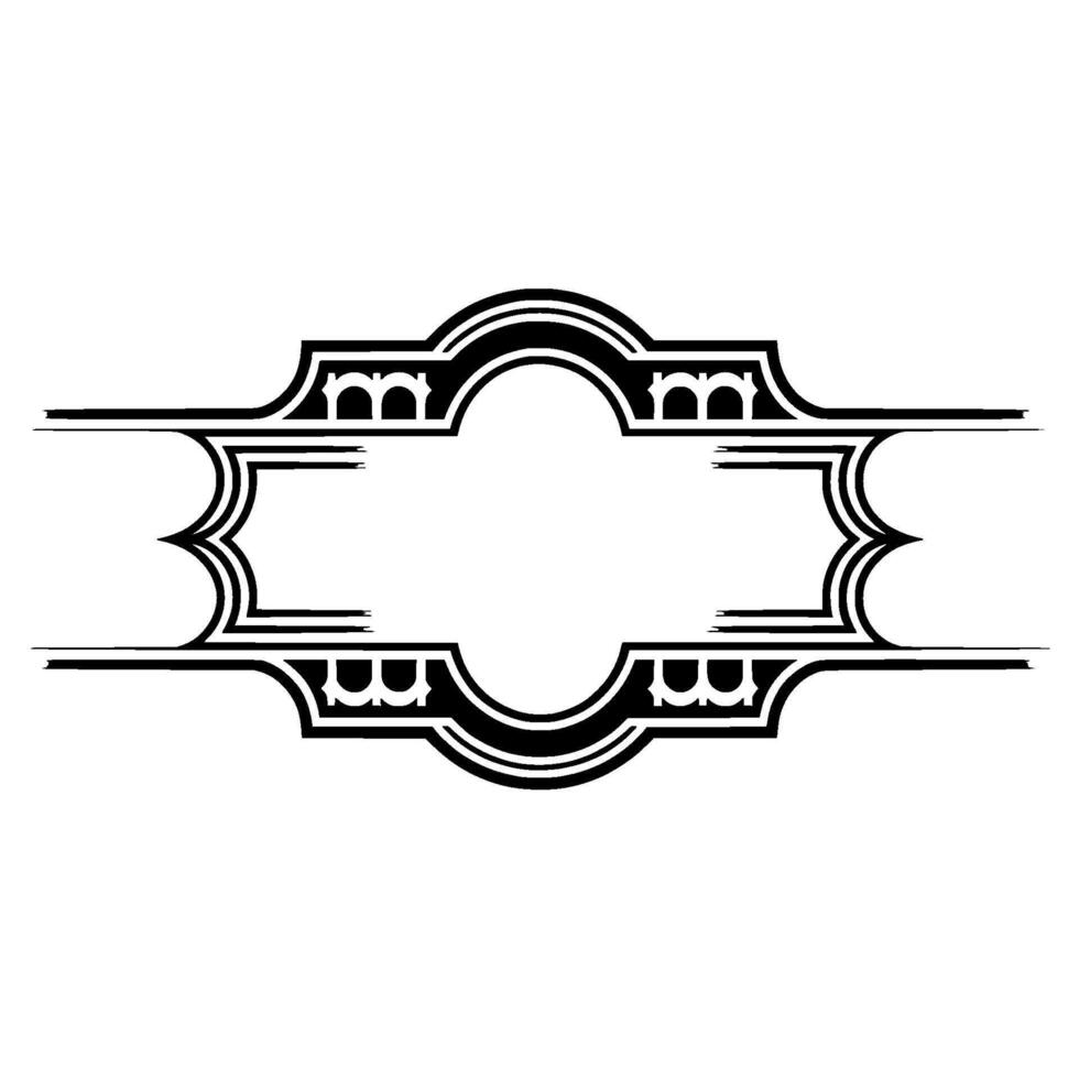 Elegant Vintage Border, Decorative Frame, Classic vector