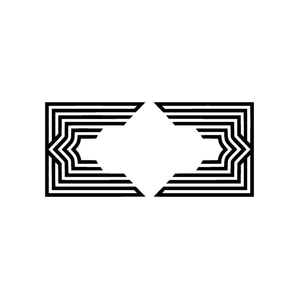Geometric Divide Abstract Linear Framework vector