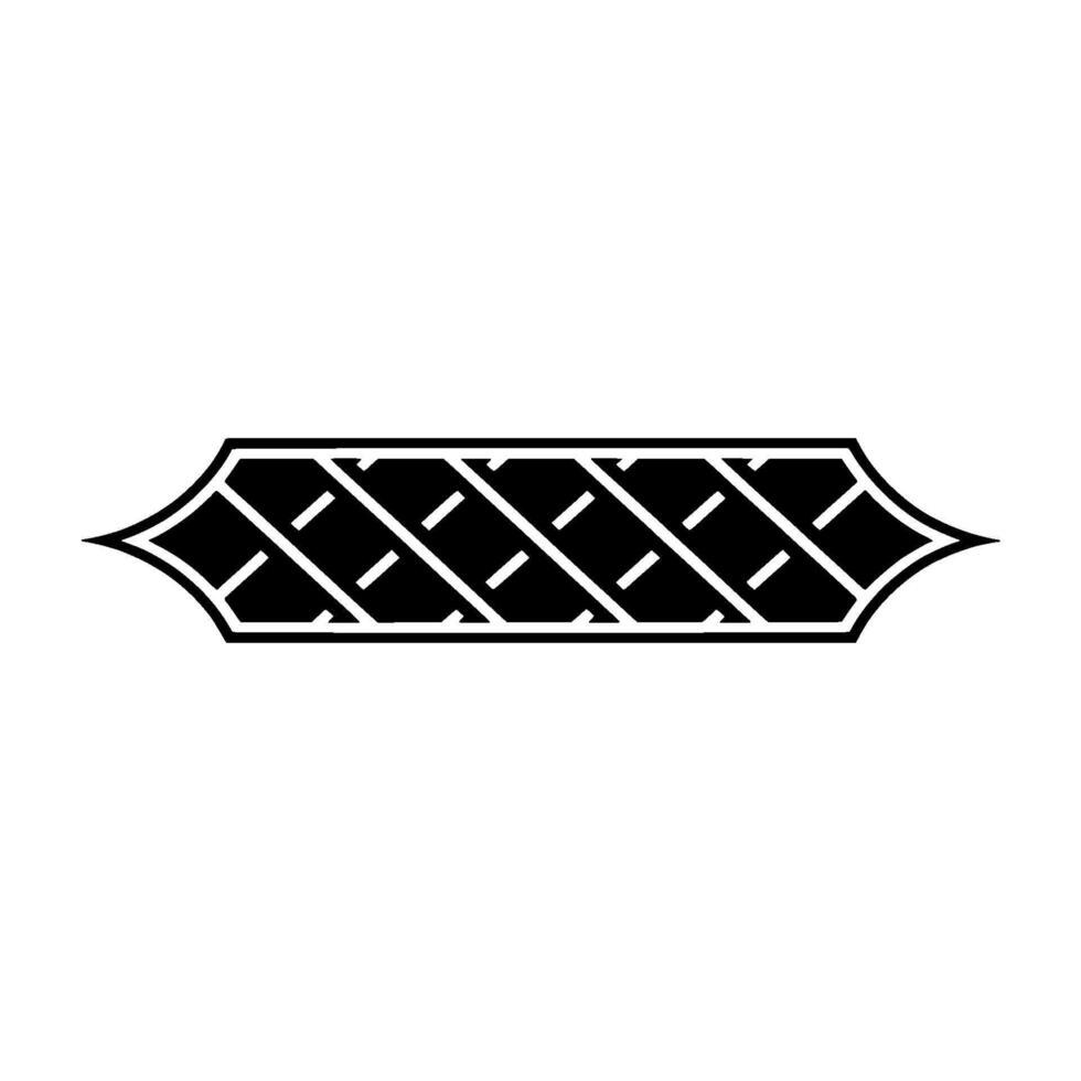 Geometric Lattice Emblem, Modern Minimalist vector