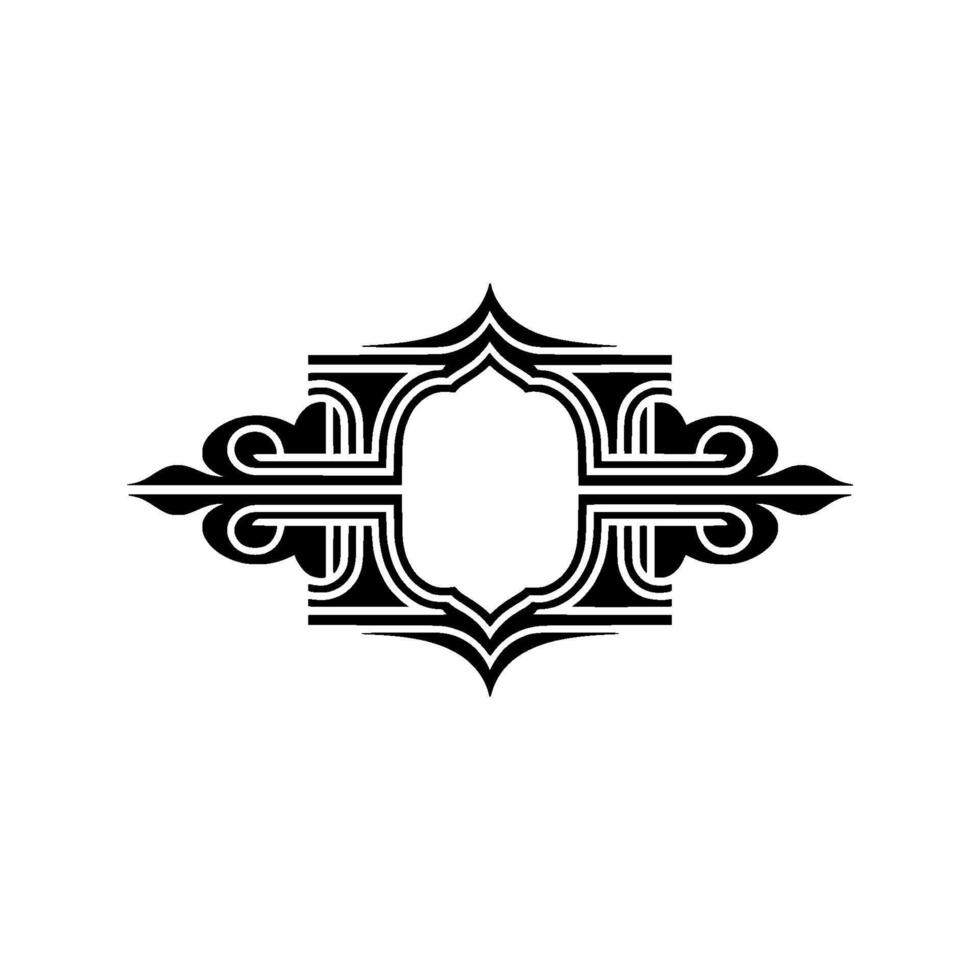 Intricate Art Deco Ornament, Elegant Border vector