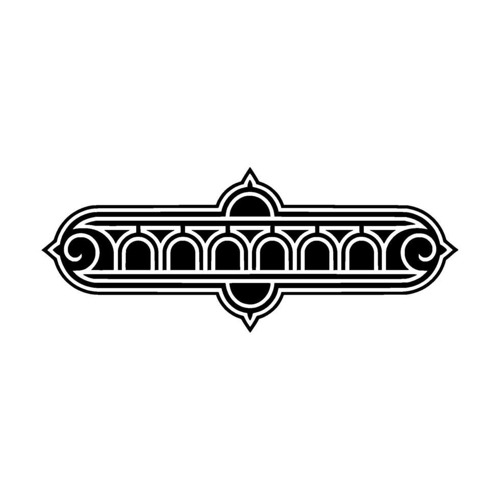 Intricate Art Deco Ornament, Elegant, Vintage Motif vector