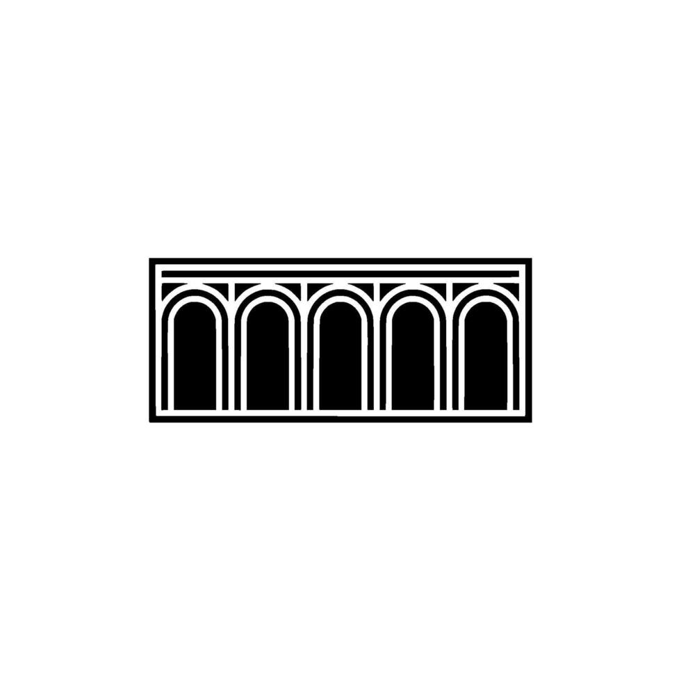 Minimalist Archway, Geometric Serenity vector
