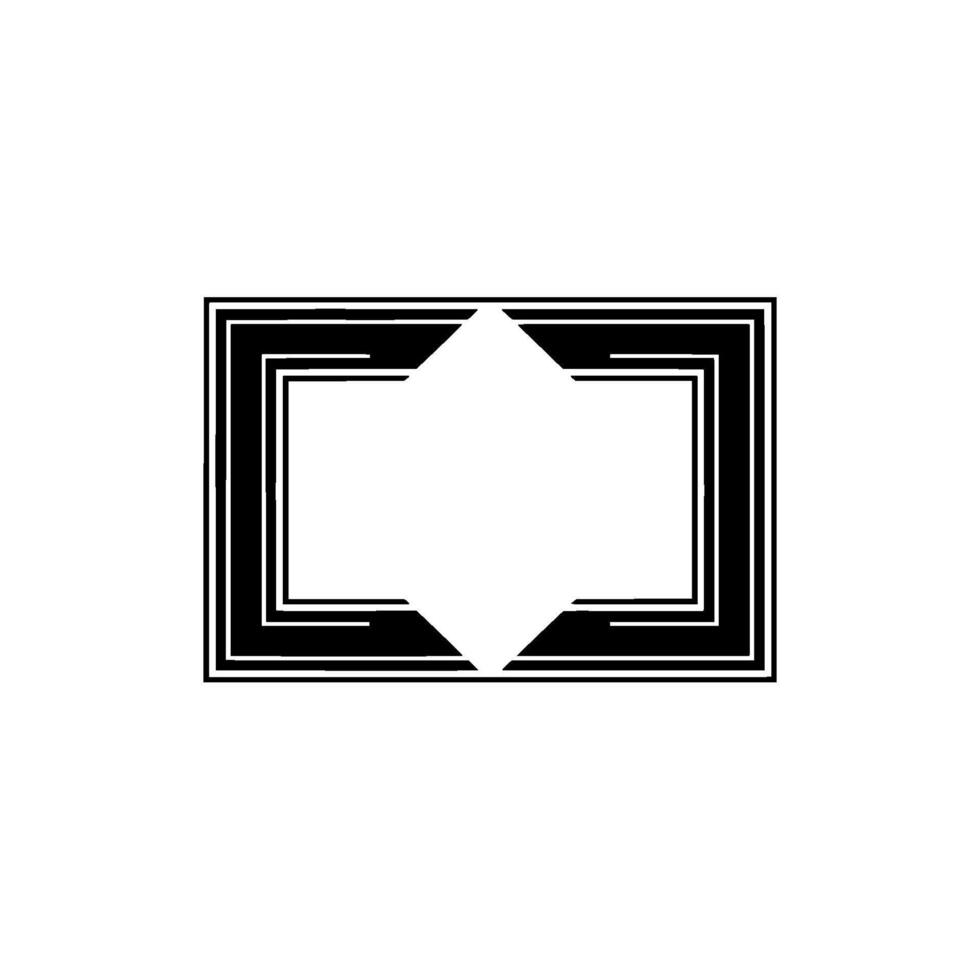 Geometric Frame, Minimalist , Modern, Abstract vector